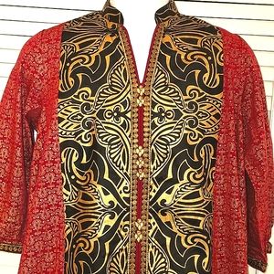 Gold Embroidered Kurti